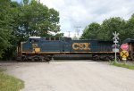 CSXT 470 Leads M427 at Cook's Crossing